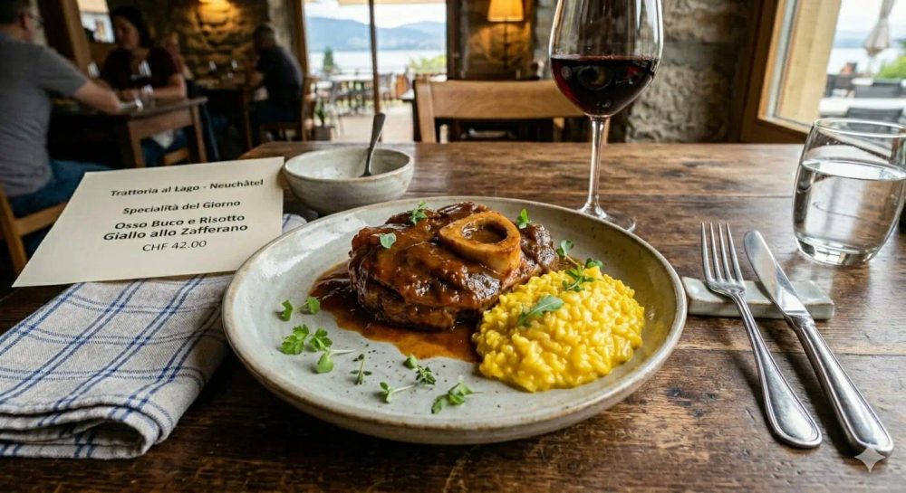 Ossobuco con risotto allo zafferano