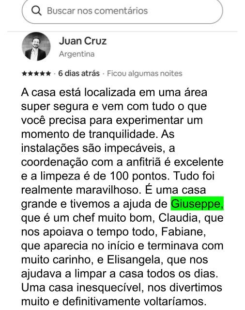Olá, Juan!
Muito obrigado por sua gentil avaliação e por compartilhar detalhes tão positivos sobre sua experiência.
F