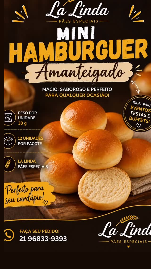 🥖✨ Conheça a Linha Mini!

Mais variedade, mais sabor e um preço que cabe no seu negócio!

Temos diversos sabores de pãe