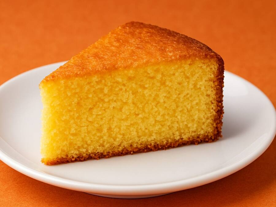 Bolo de fubá com goiabada