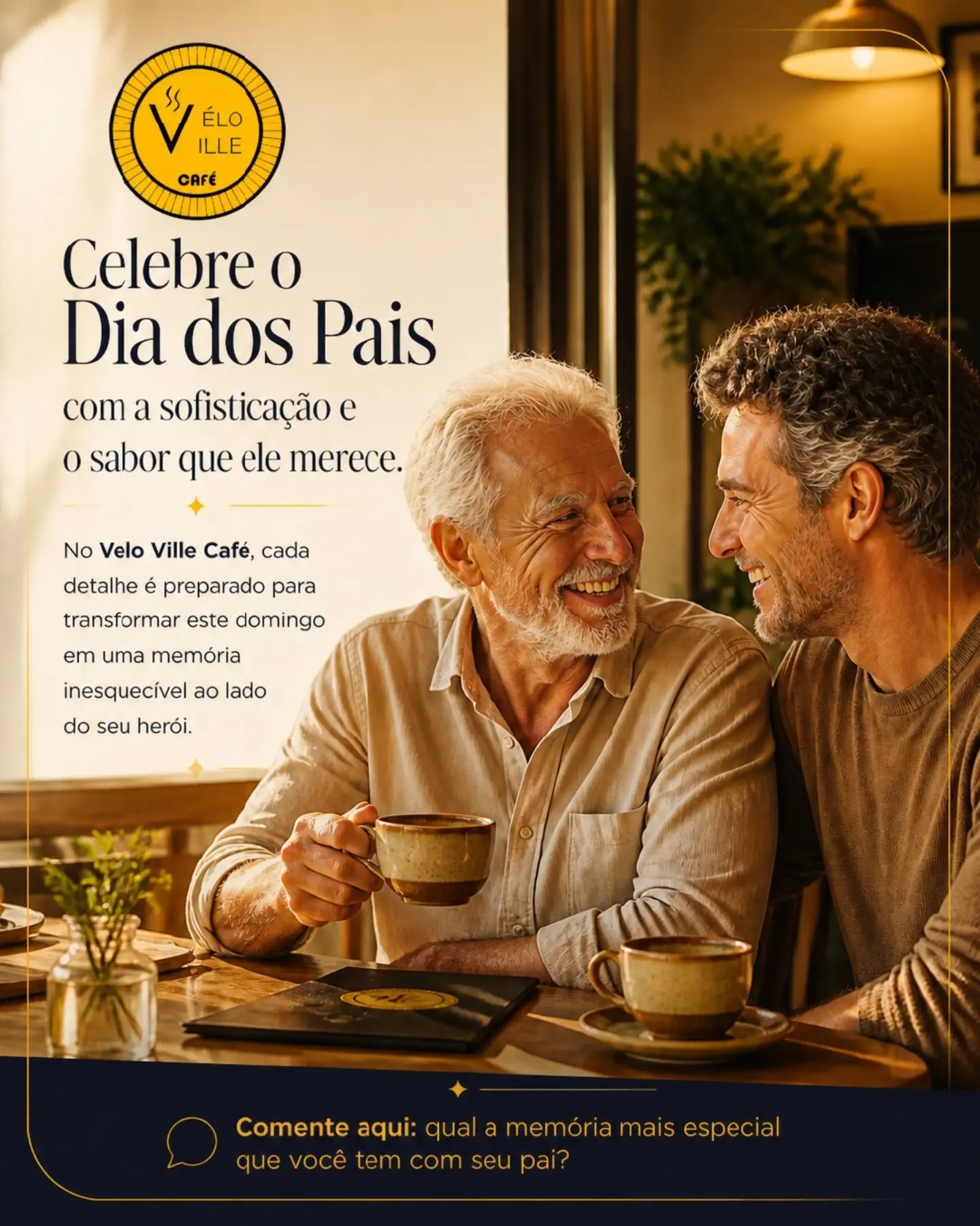 Feliz Dia dos Pais!
#veloville #café #lanches