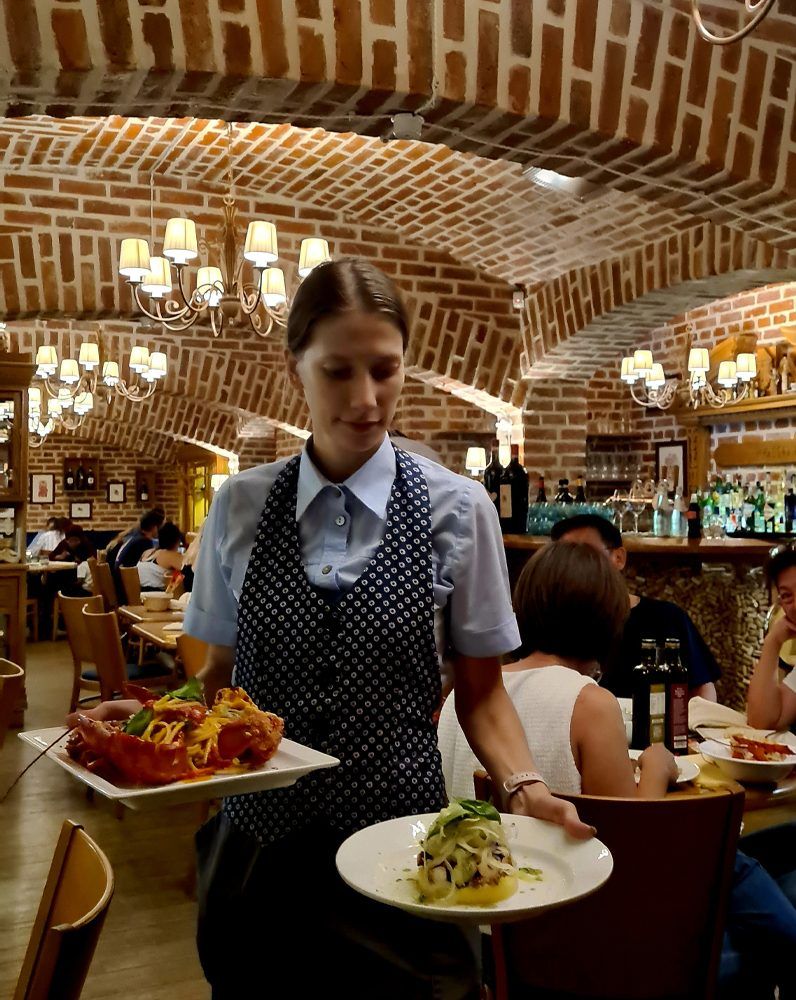 La sala del Ristorante Rossini